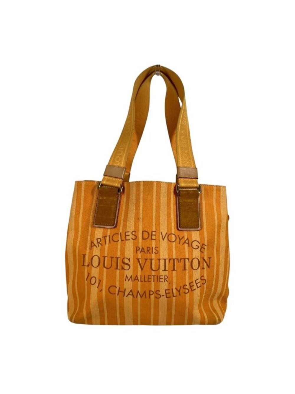 Louis Vuitton Shoulder Bag Cabas PM Canvas Yellow